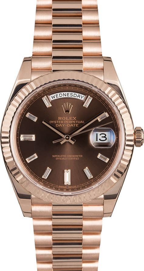 rolex rose goud heren horloge|rolex diamond dial.